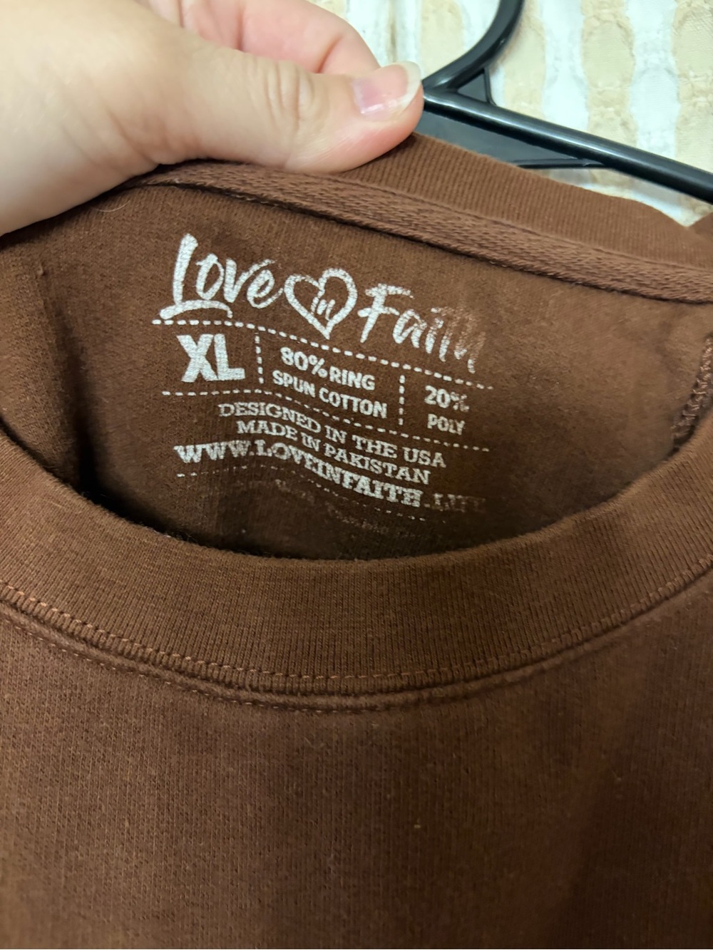 Love in Faith 'Walk By Faith' Sweatshirt - Picture 2 of 2